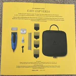 Andis Pet Grooming Clipper in Blue and Black